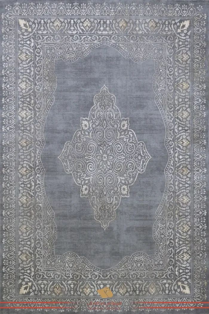 فرش مدرن کد touch silver 1818